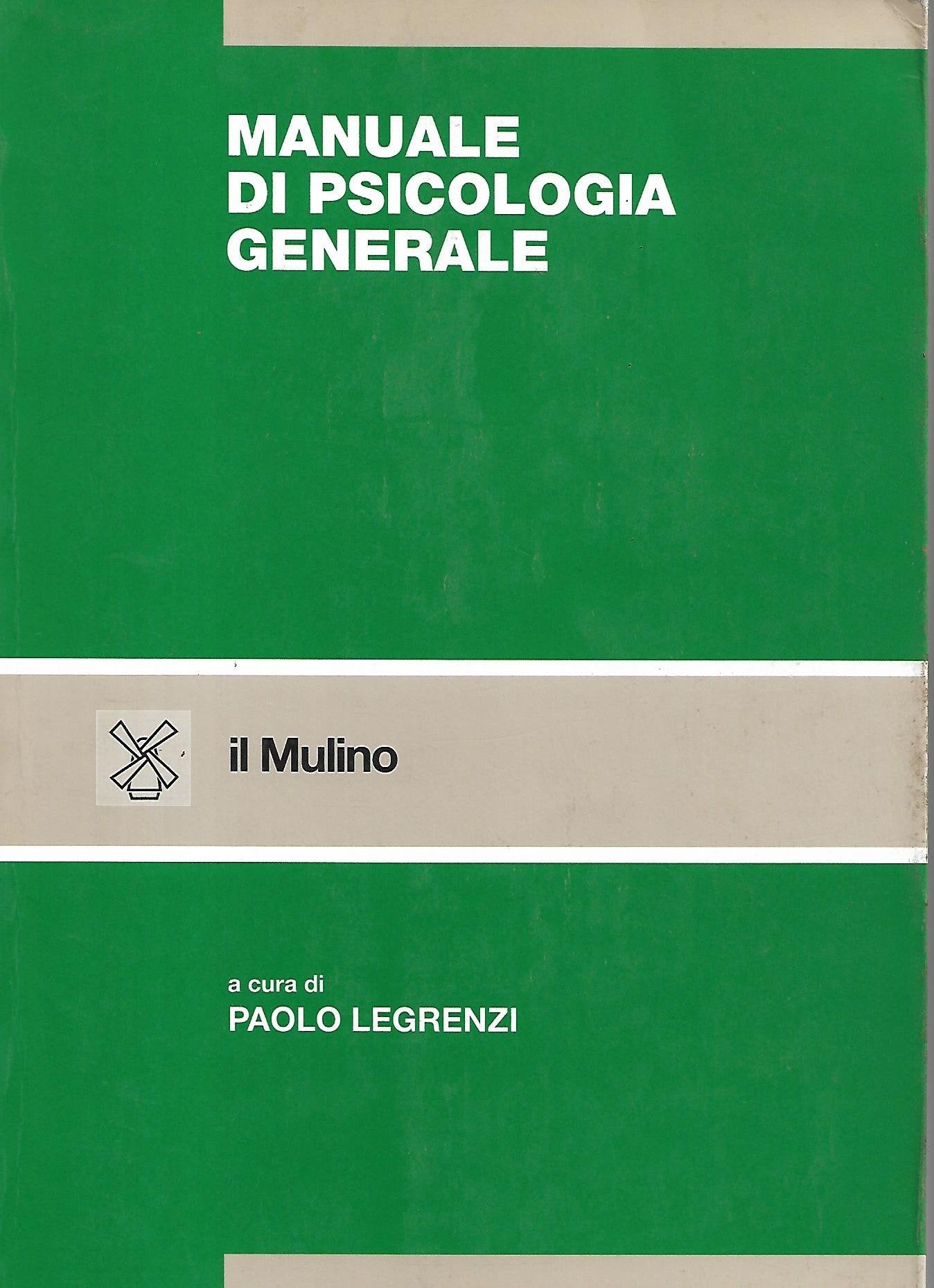 Manuale di psicologia generale book