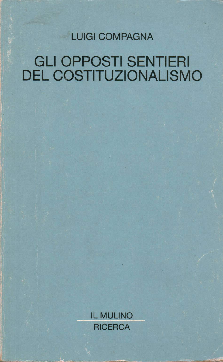 Gli opposti sentieri del costituzionalismo book