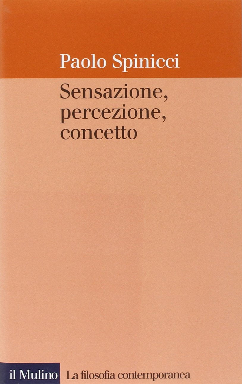 Sensazione, percezione, concetto book