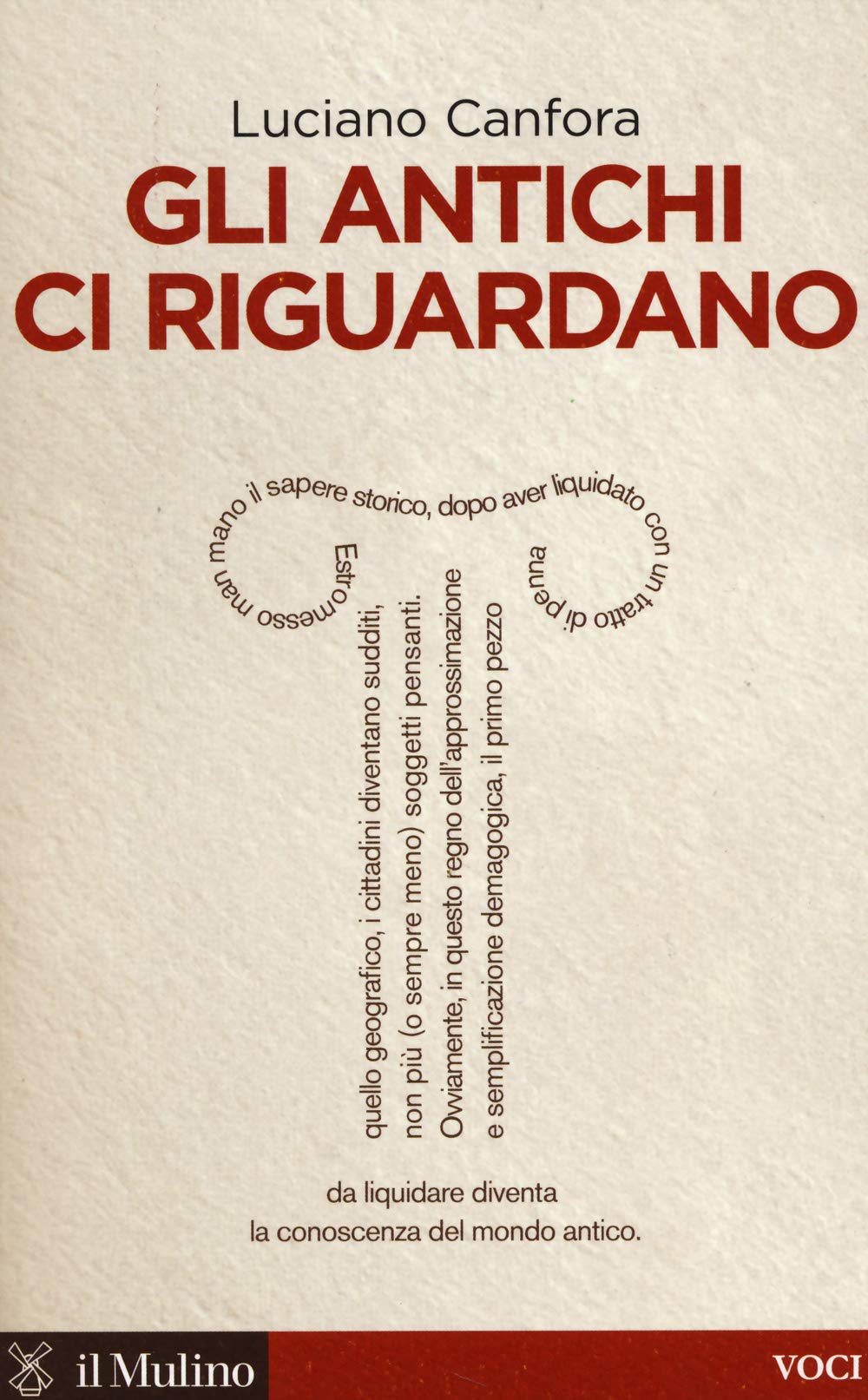 Gli antichi ci riguardano book
