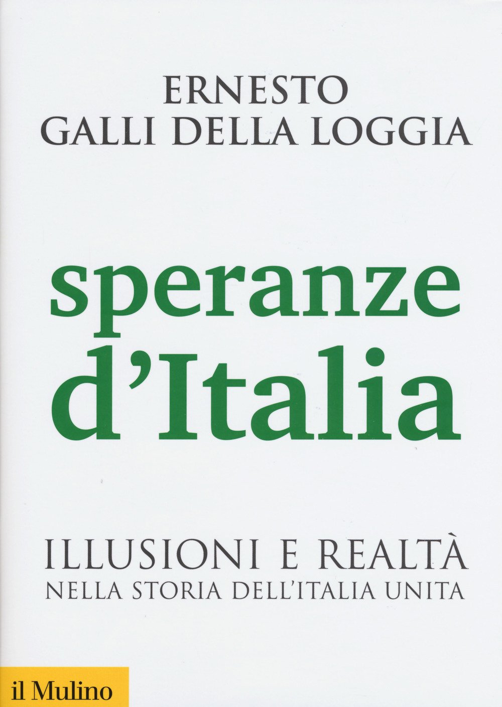 Speranze d'Italia. Illusioni e realtà nella storia dell'Italia unita Politics & History