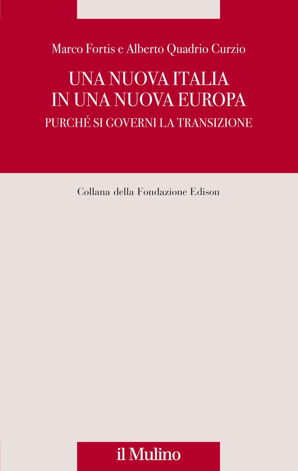 Una nuova Italia in una nuova Europa. Purché si governi la transizione book