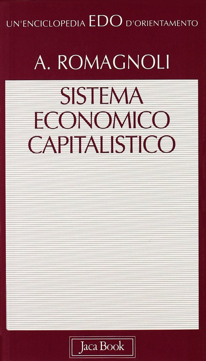 Sistema economico capitalistico book