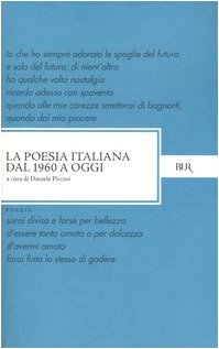 La poesia italiana dal 1960 a oggi book