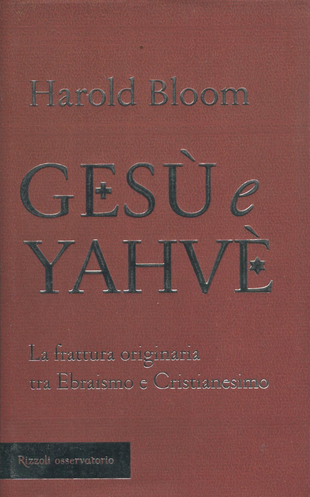 Gesù e Yahvè. La frattura originaria tra Ebraismo e Cristianesimo book