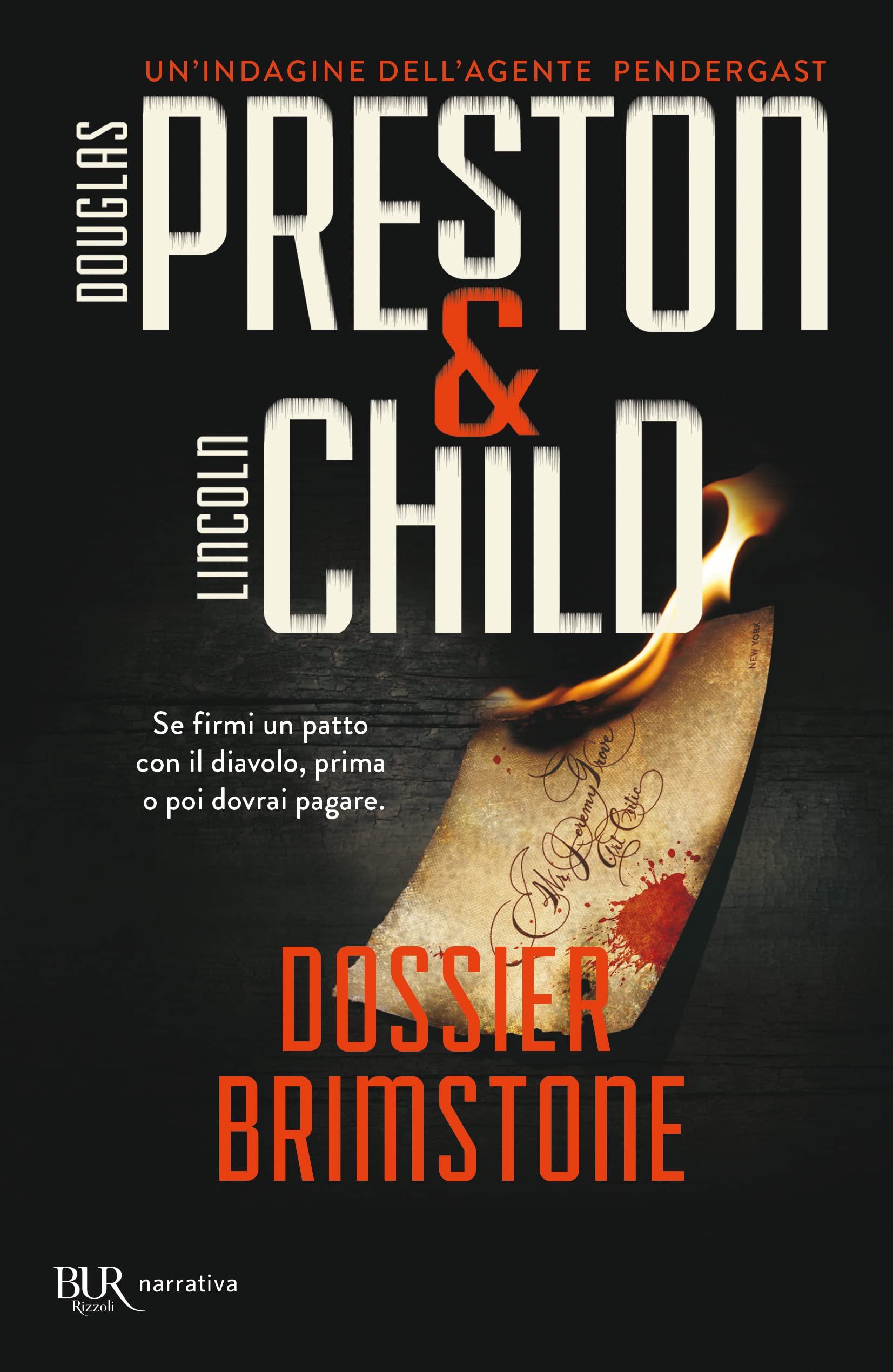 Dossier Brimstone (Italienisch) Broschiert – Februar 2008 (BUR Narrativa) Contemporary literature