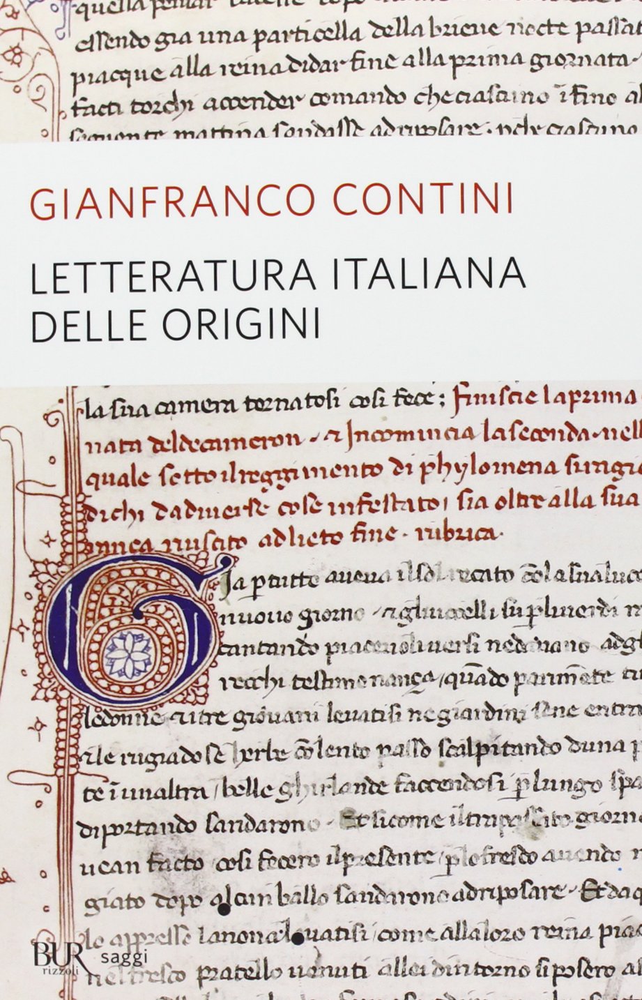 Letteratura italiana delle origini book