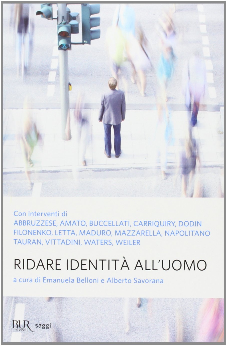 Ridare identità all'uomo book