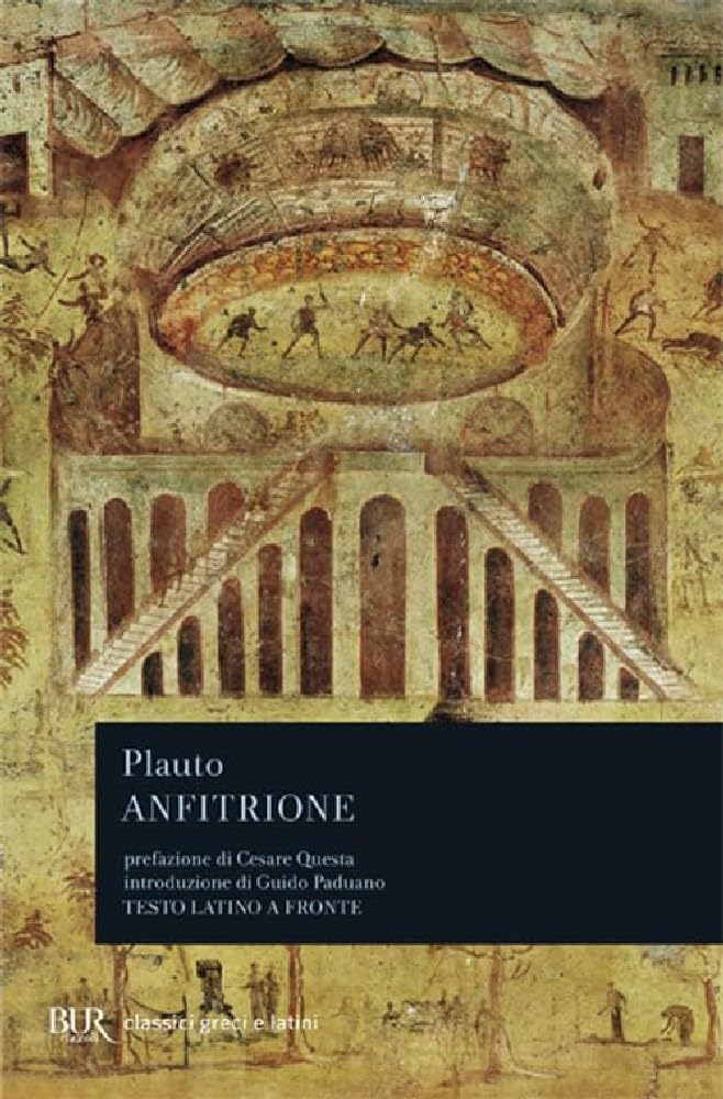 Anfitrione. Testo latino a fronte book
