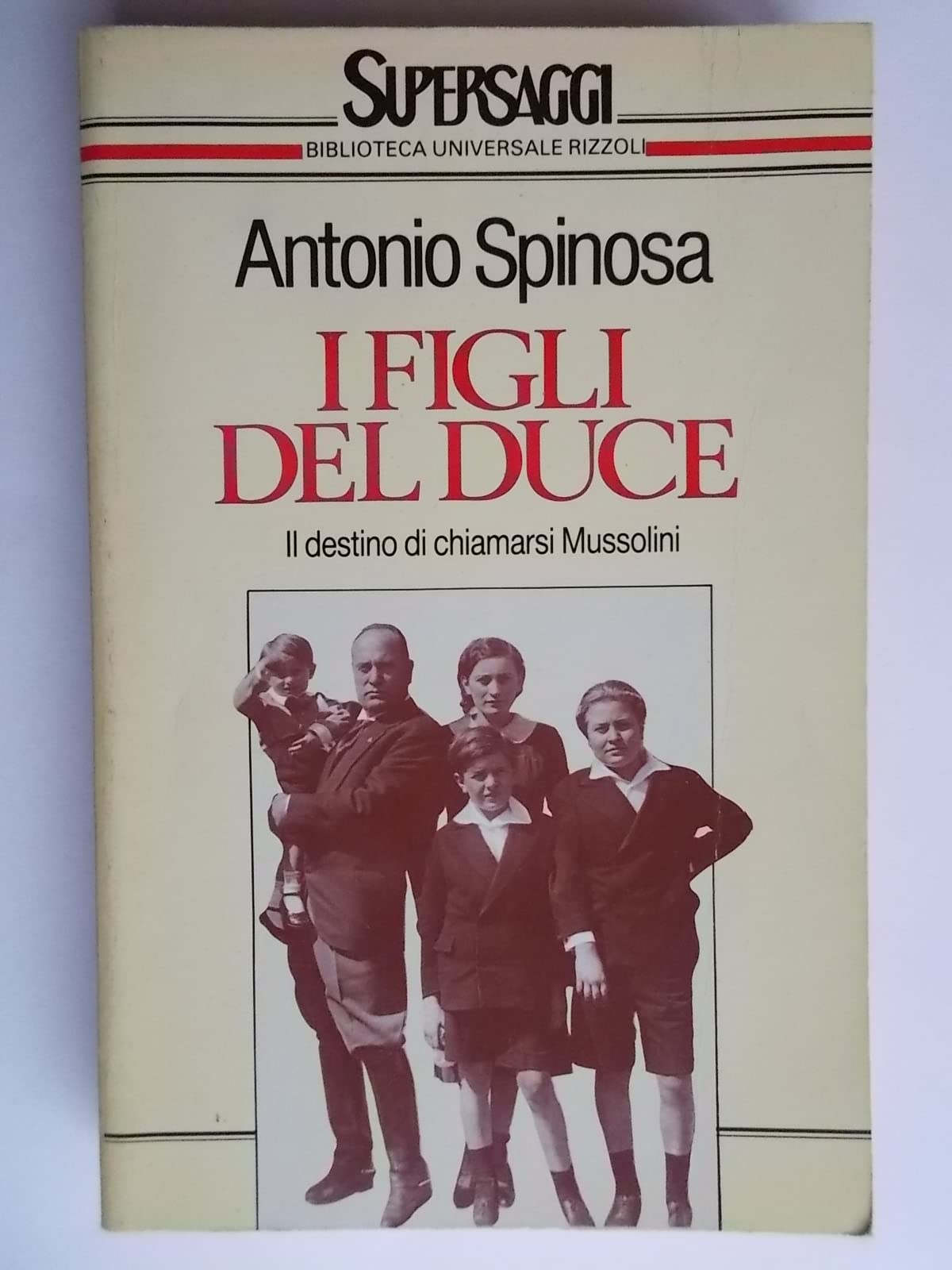 I figli del duce (BUR Supersaggi, Band 19) Social Sciences