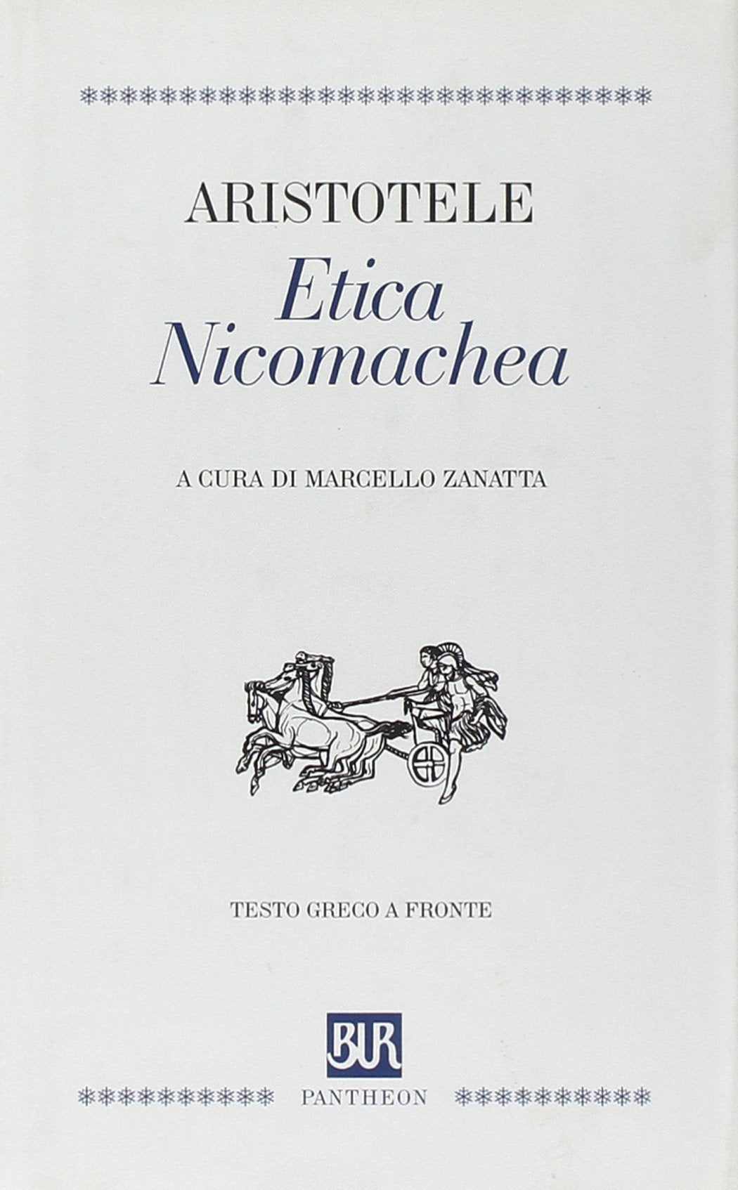 Etica Nicomachea. Testo greco a fronte dvd