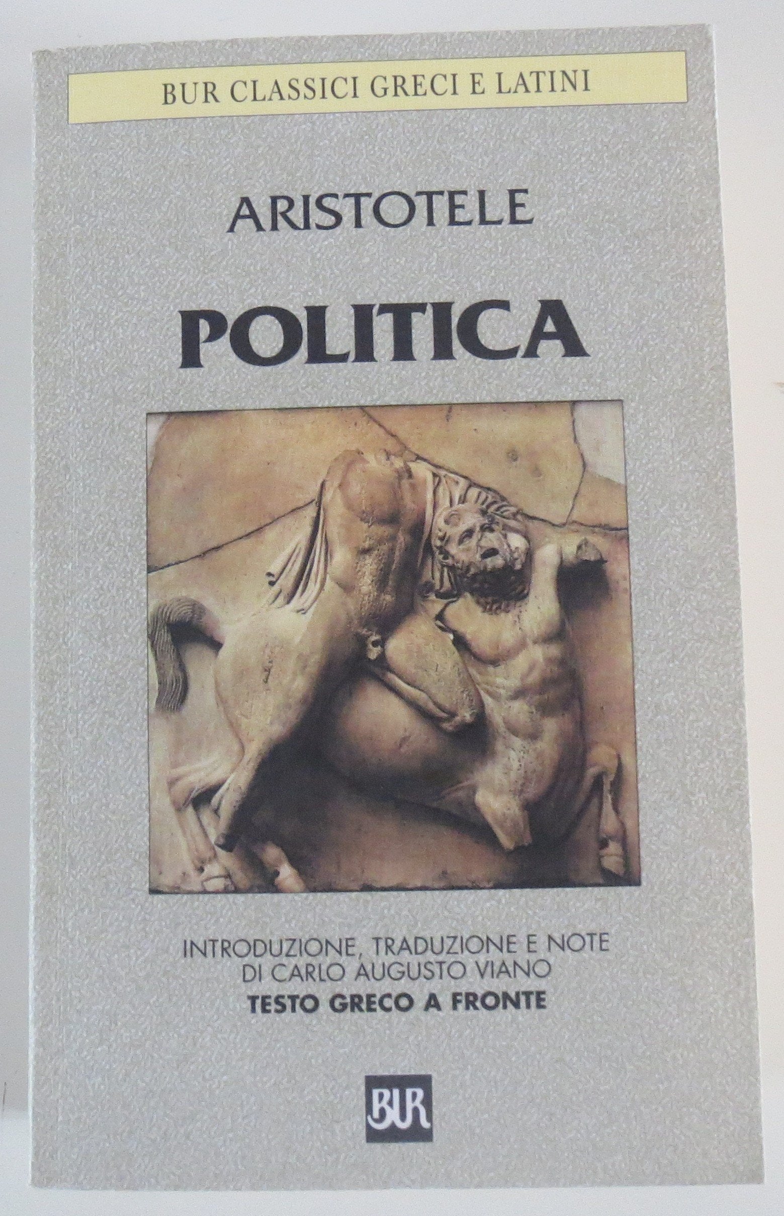 Politica. Testo greco a fronte book