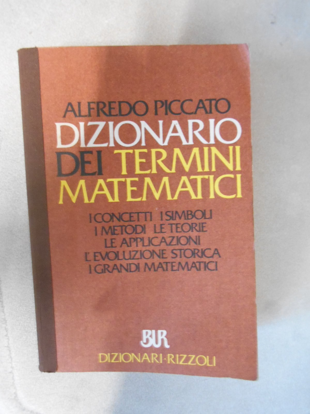 Dizionario dei termini matematici book