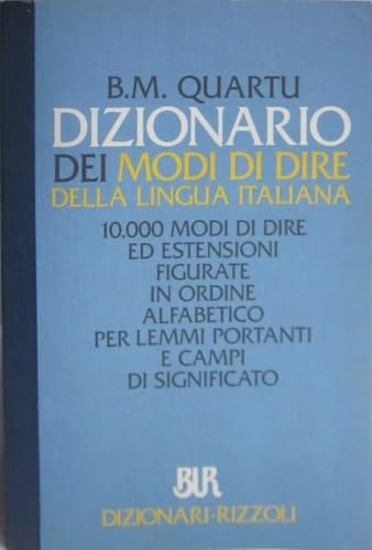 Dizionario dei modi di dire della lingua italiana (BUR Dizionari, Band 525) Reference Books