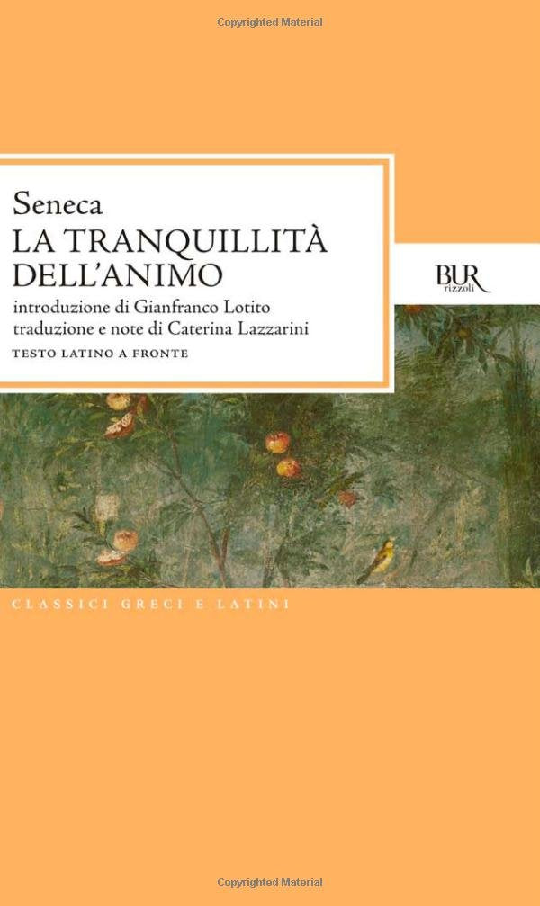 La tranquillità dell'animo book