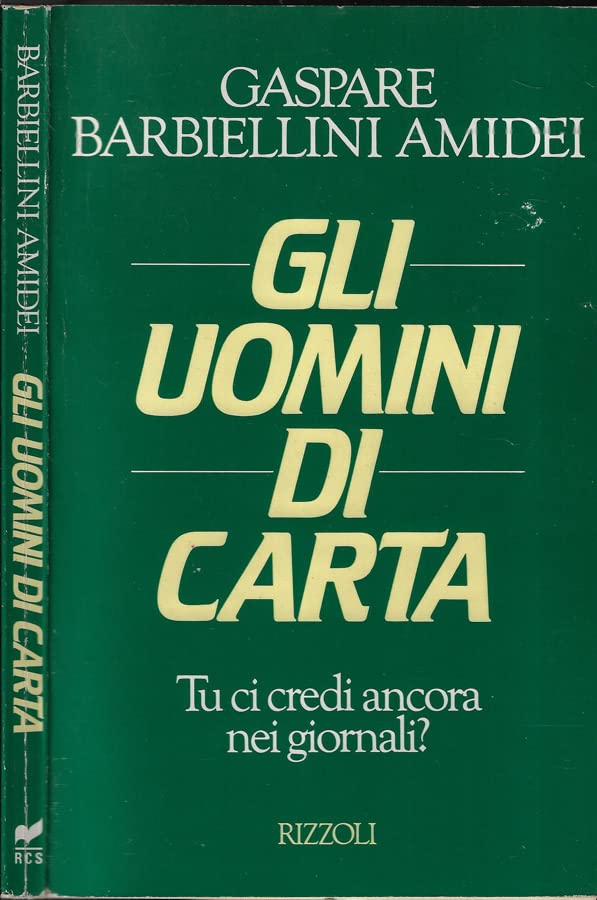 Gli uomini di carta (Saggi italiani) Books