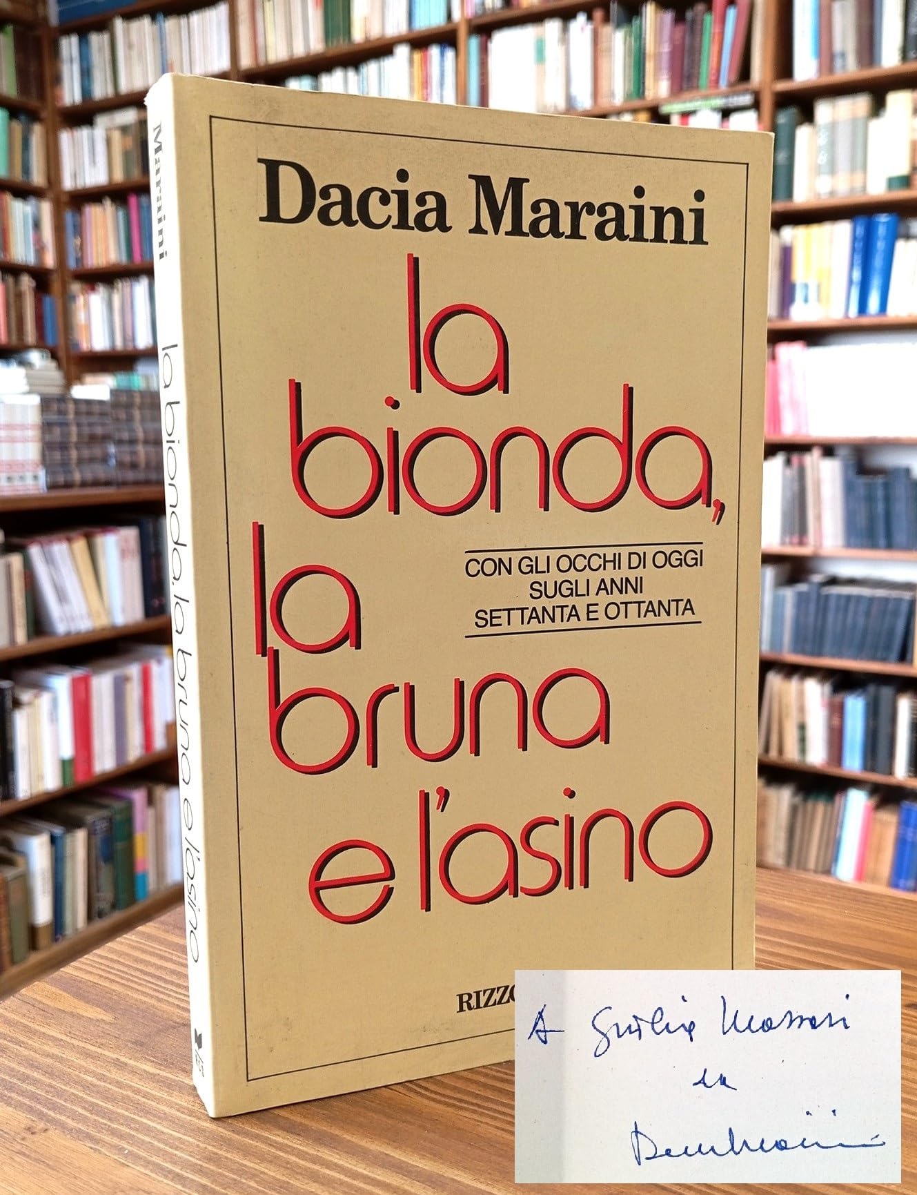 La bionda, la bruna e l'asino (Saggi italiani) Books