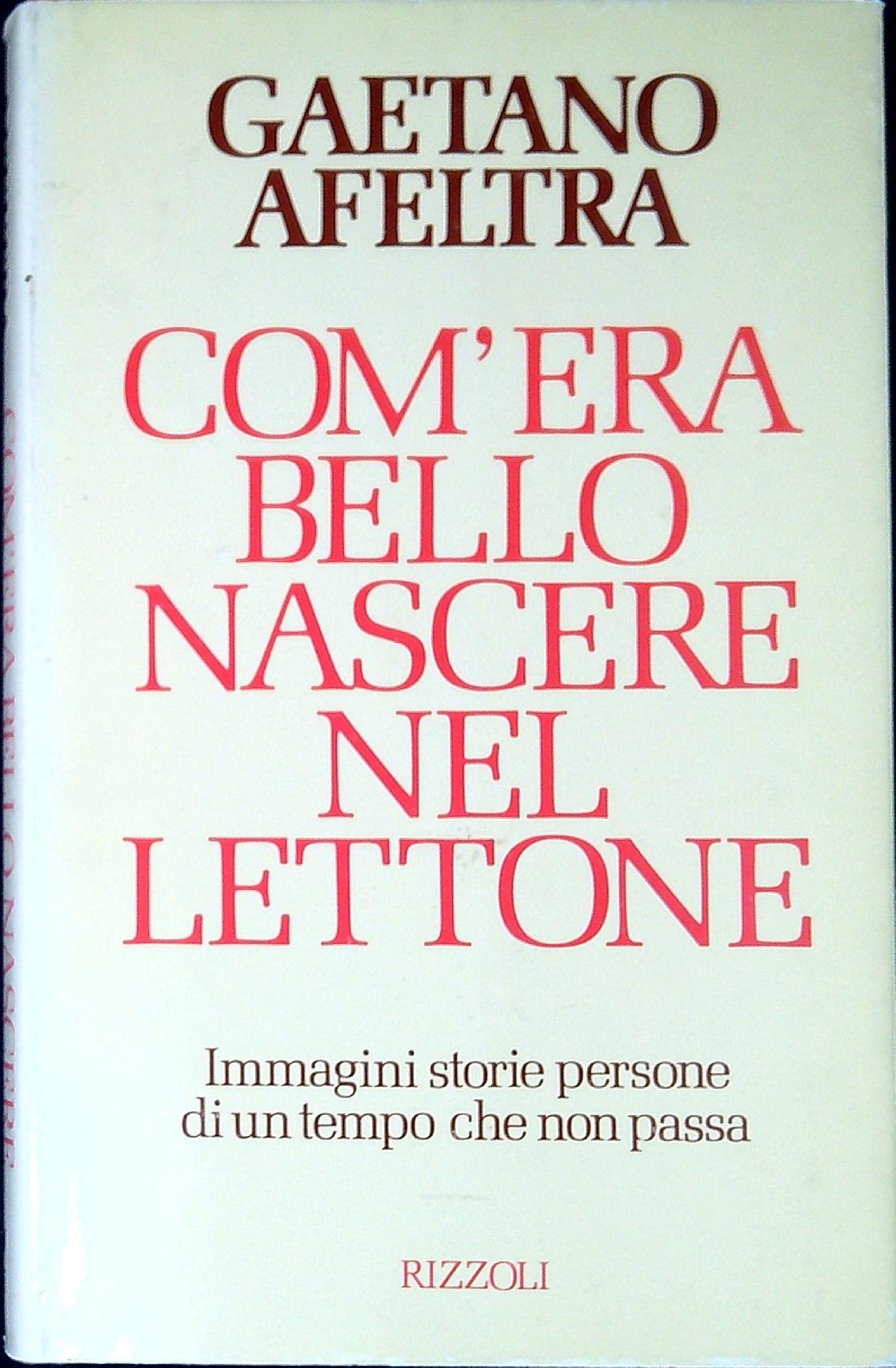 Com'era bello nascere nel lettone book