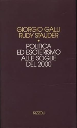 Politica ed esoterismo alle soglie del 2000 Books