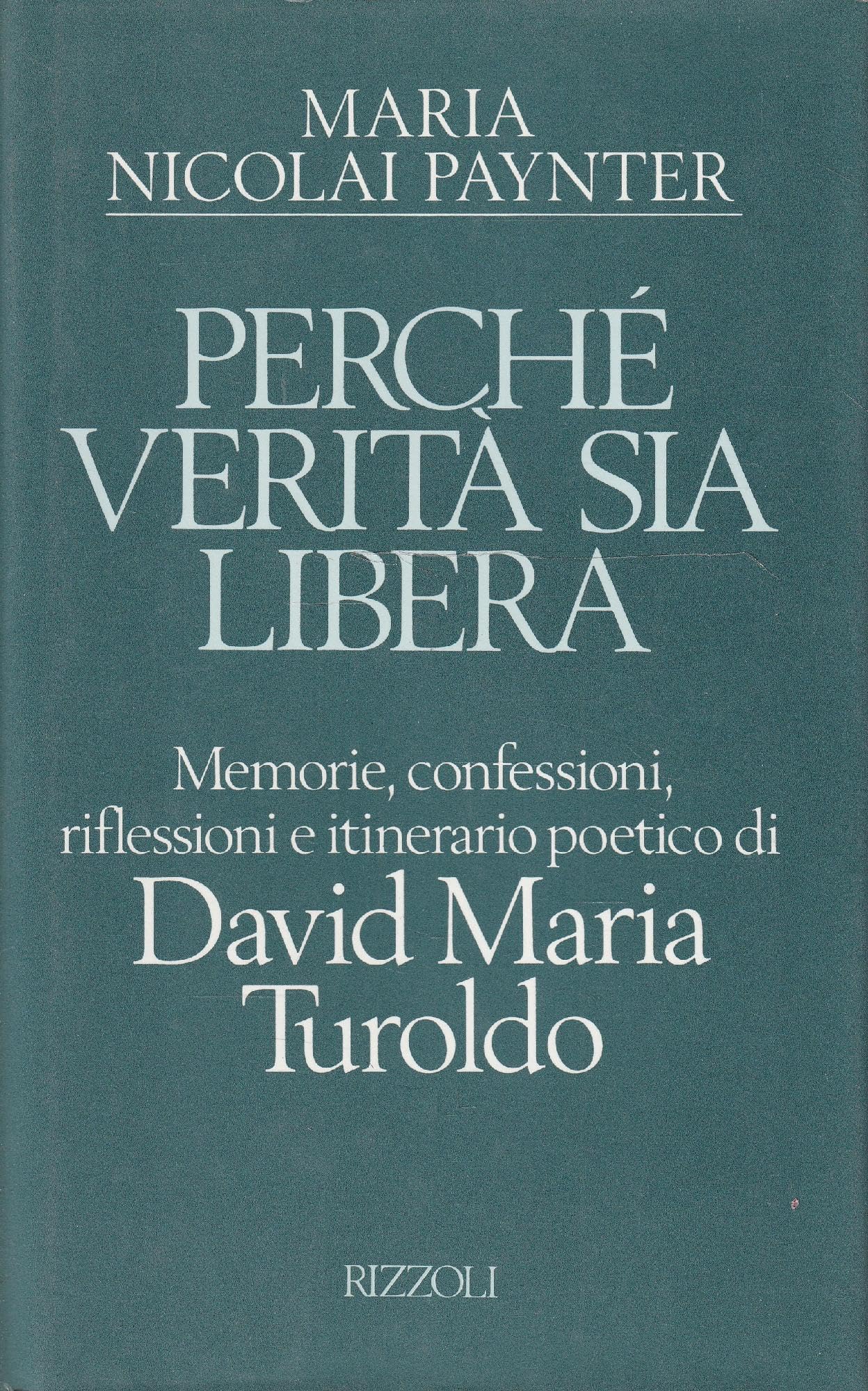 Perché verità sia libera (Osservatorio italiano) Contemporary literature