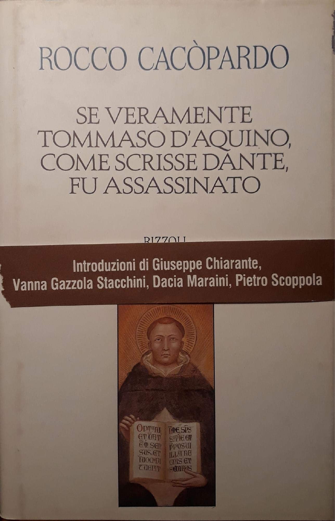 Se veramente Tommaso d'Aquino, come scrisse Dante, fu assassinato (Varia narrativa italiana) Contemporary literature