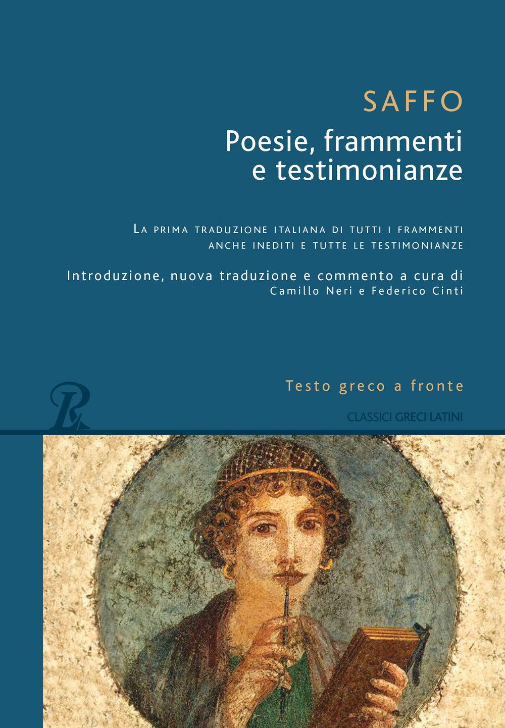 Poesie, frammenti e testimonianze. Testo greco a fronte book