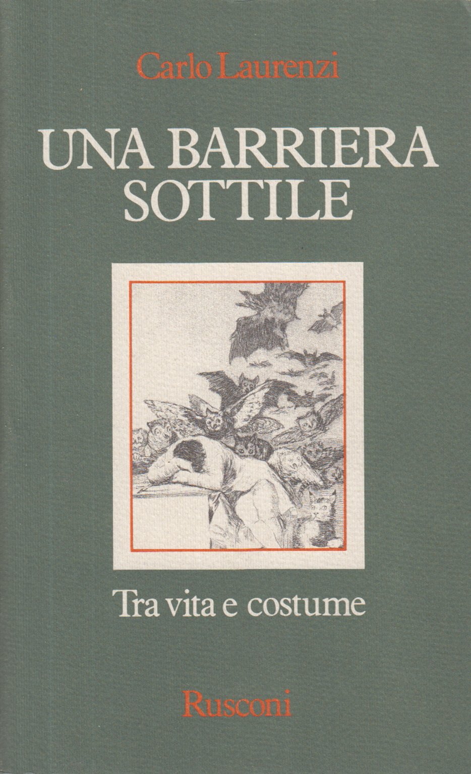 Una barriera sottile. Tra vita e costume book