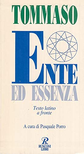 L'ente e l'essenza. Testo latino a fronte Philosophy