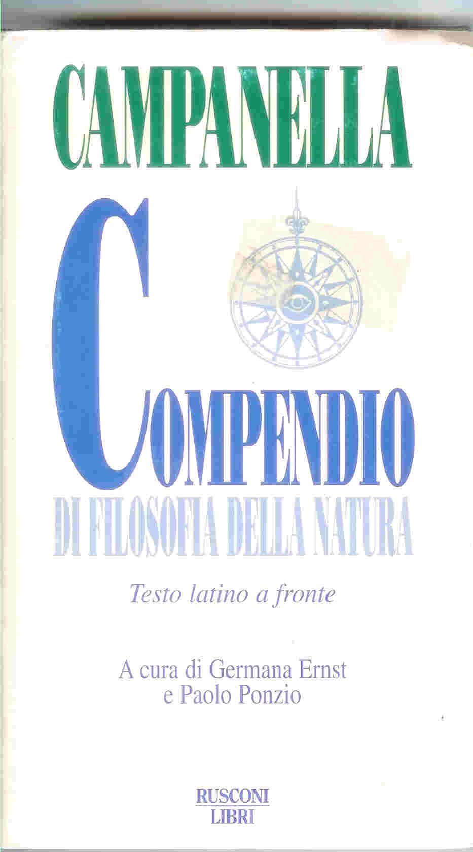 Compendio di filosofia della natura. Testo latino a fronte (Testi a fronte) Philosophy