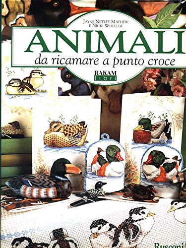 Animali da ricamare a punto croce book