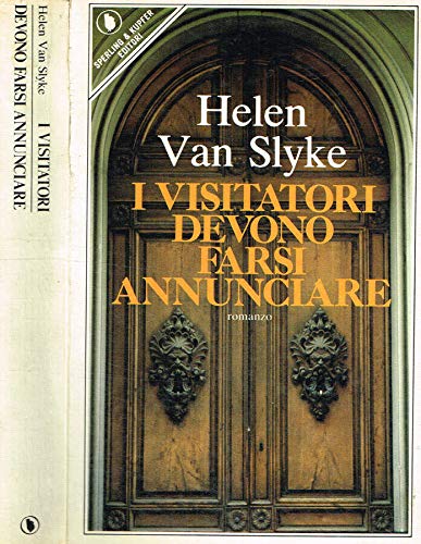 I visitatori devono farsi annunciare book