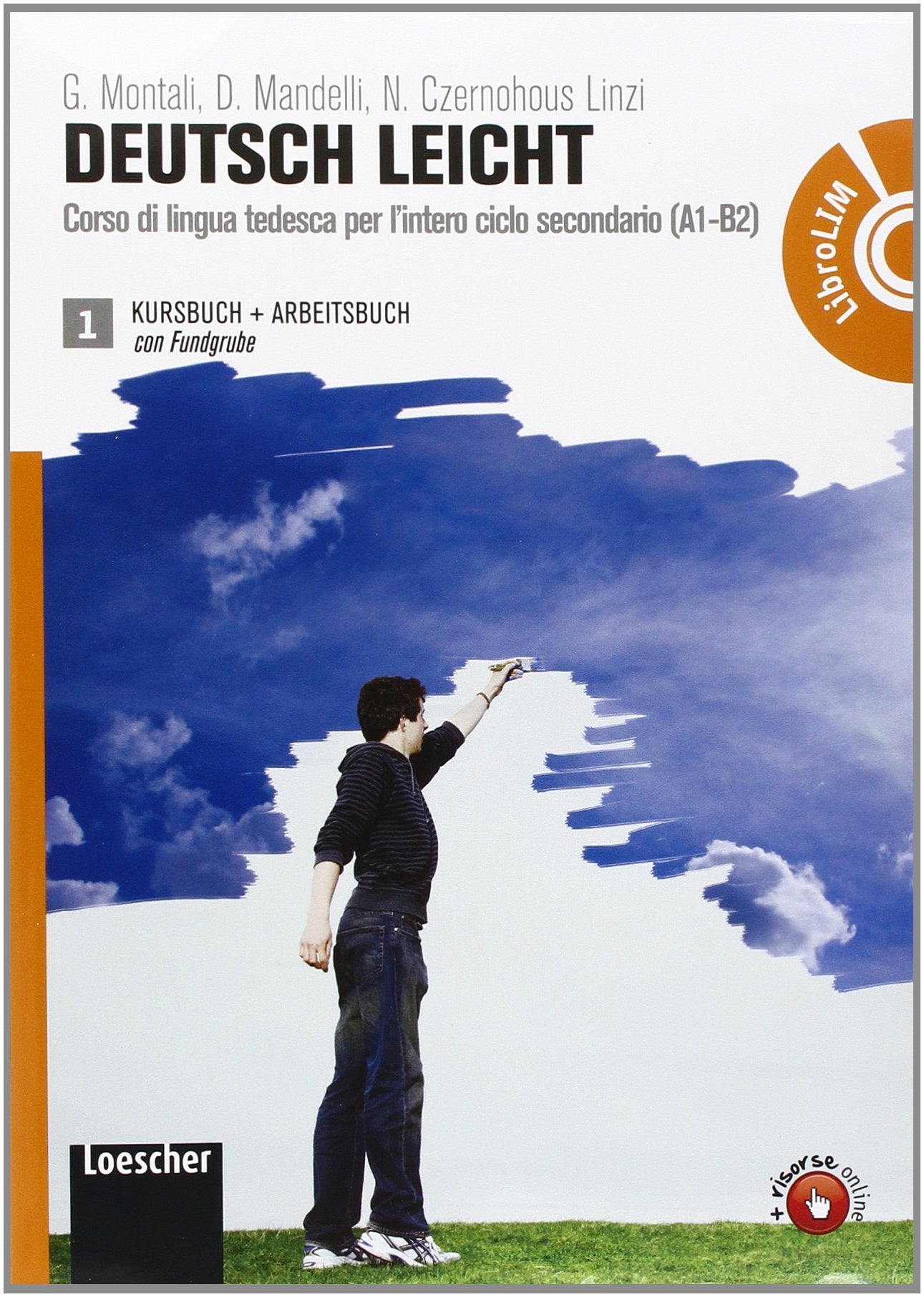 Deutsch leicht. Corso di lingua tedesca per l'intero ciclo secondario A1-B2. Kursbuch und Arbeitsbuch. Con Fundgrube e LIM. Per le Scuole superiori. Con DVD-ROM. Con espansione online (Vol. 1) Professional & Reference Books