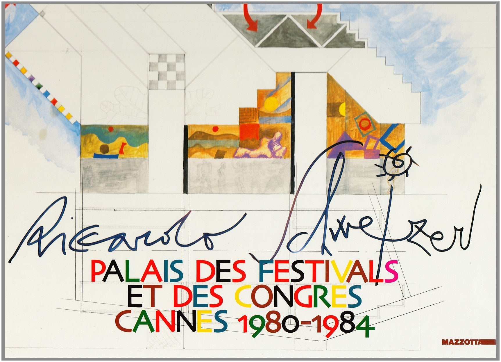 Riccardo Schweizer. Palais des festivals et des congres, Cannes 1980-1984. Catalogo della mostra (Trento, 2003). Ediz. illustrata book