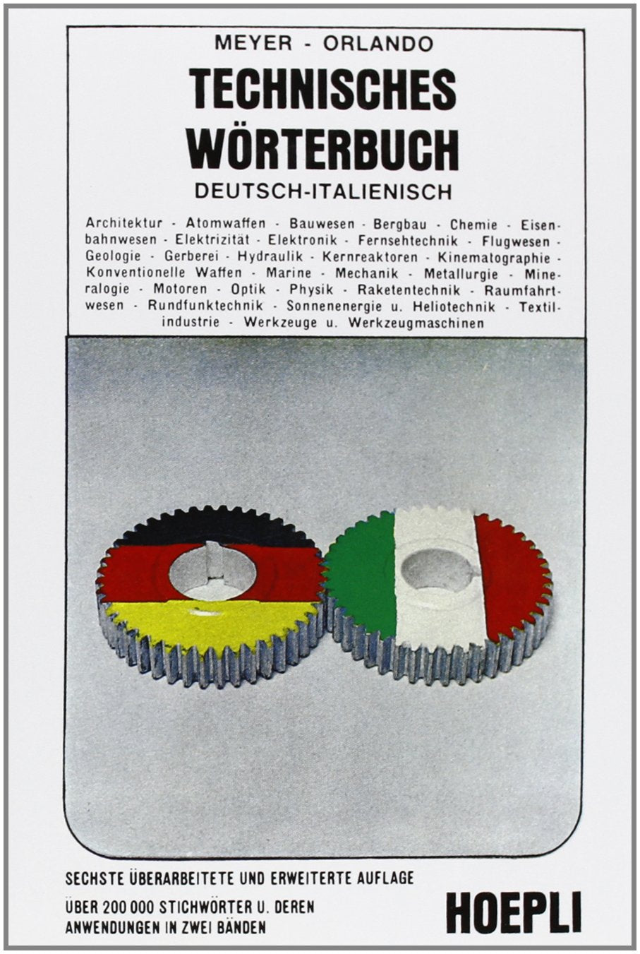 Dizionario tecnico italiano-tedesco e tedesco-italiano Foreign Languages ​​& Dictionaries