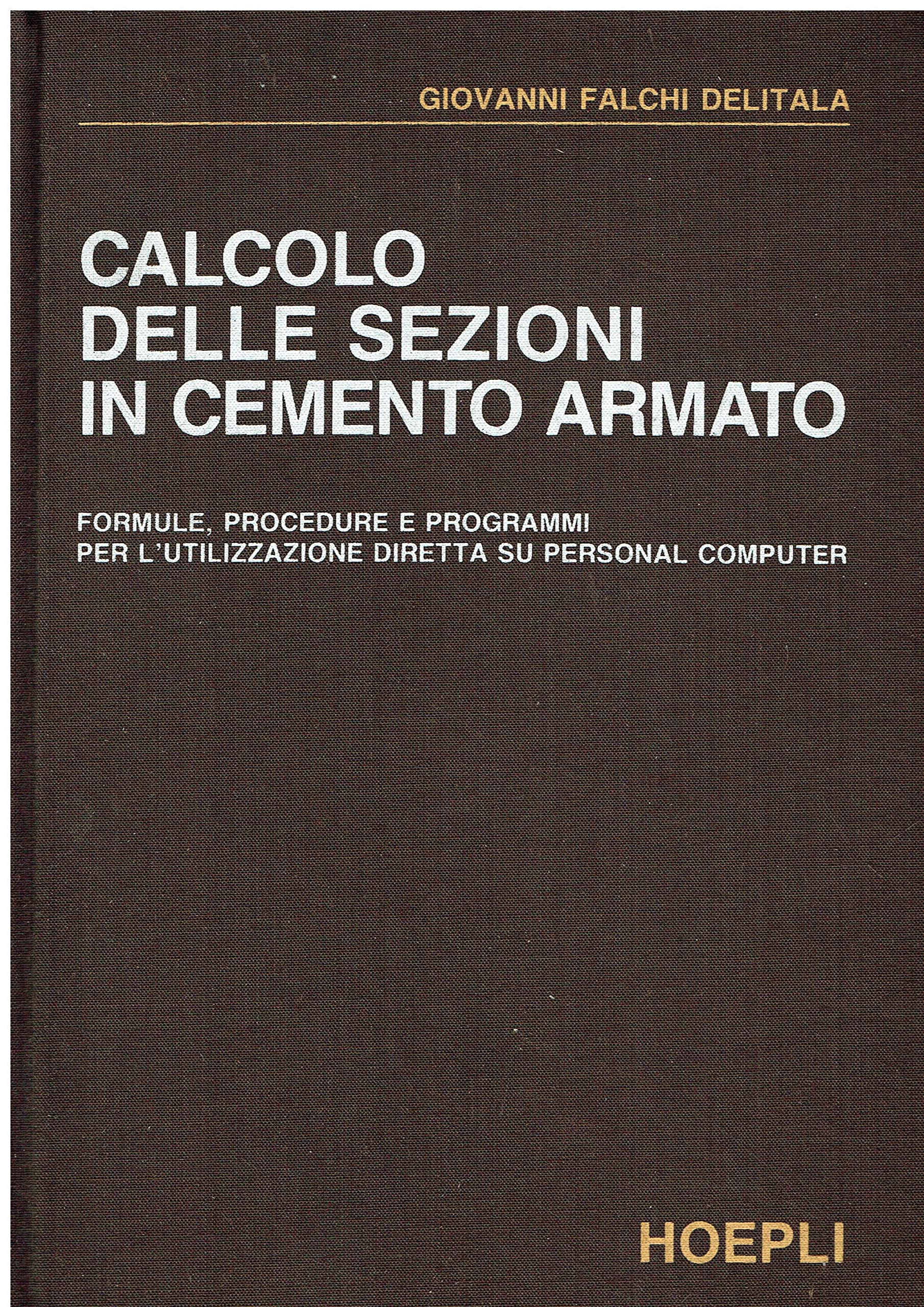 Calcolo delle sezioni in cemento armato book