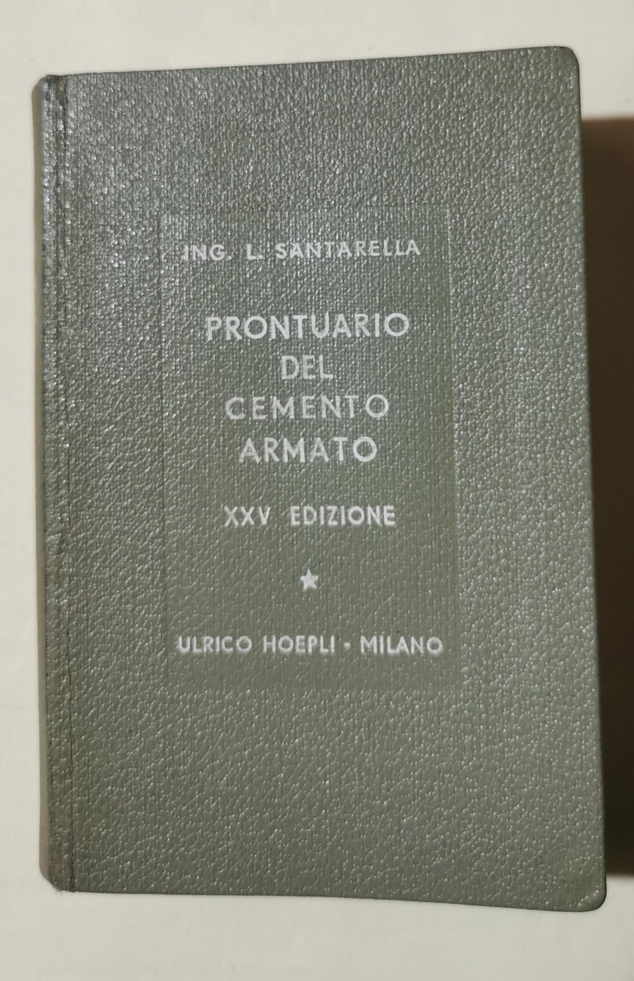 Prontuario del cemento armato book