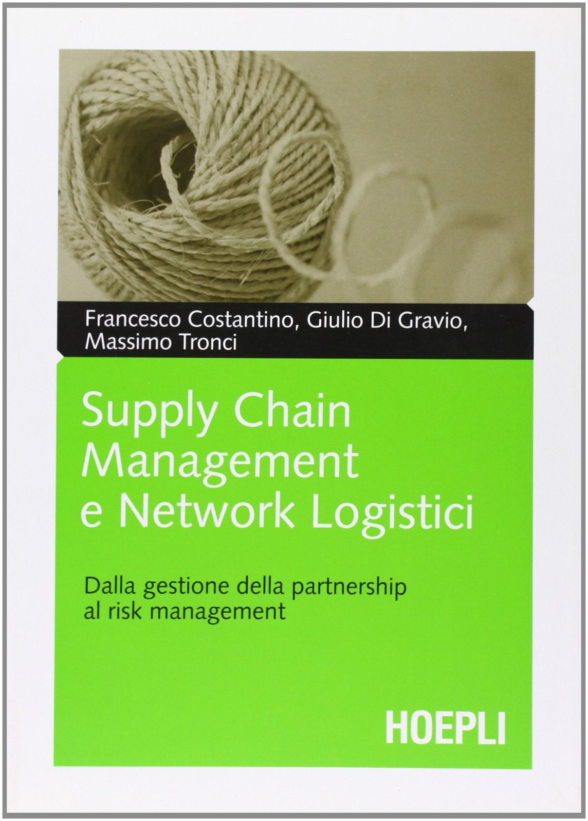 Supply chain management e network logistici. Dalla gestione della partnership al risk management book