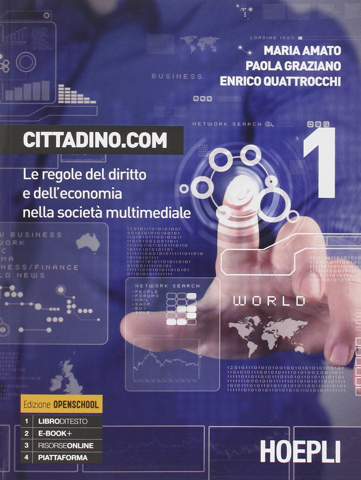 Cittadino.com. Le regole del diritto e dell'economia nella società multimediale. Con guida docente. Con CD-ROM (Vol. 1) Professional & Reference Books