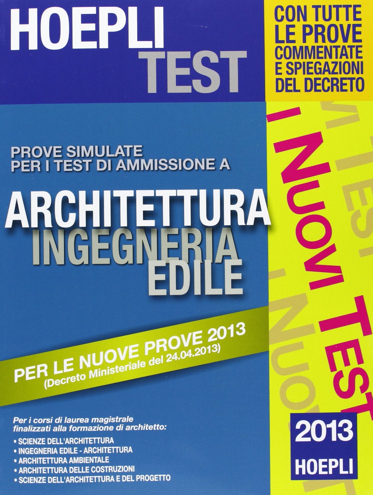 Hoepli Test. Prove simulate. Architettura, ingegneria edile Business & Technology