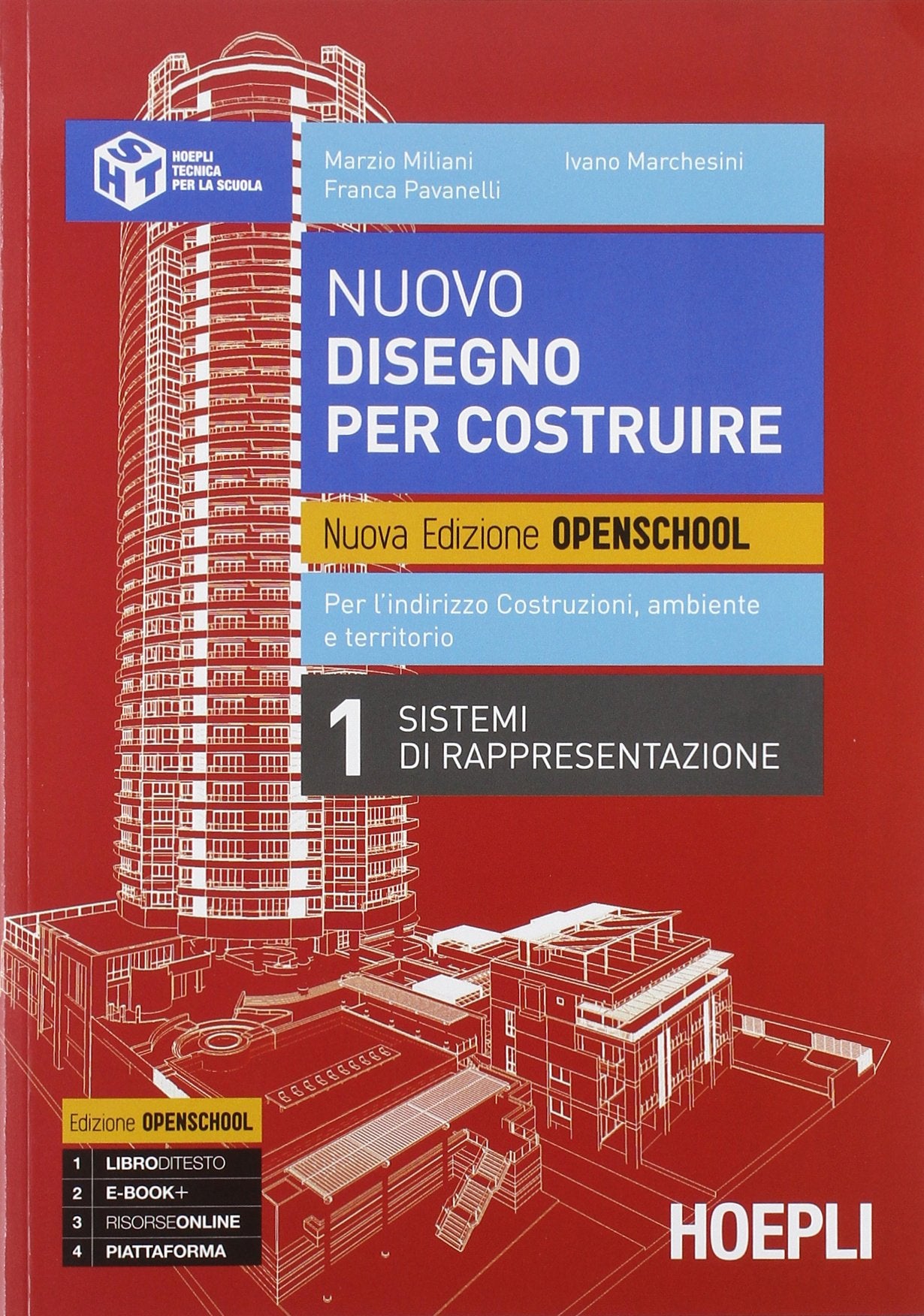 Nuovo disegno per costruire. Ediz. openschool. Per gli Ist. tecnici. Con e-book. Con espansione online. Sistemi di rappresentazione (Vol. 1) Study Guides