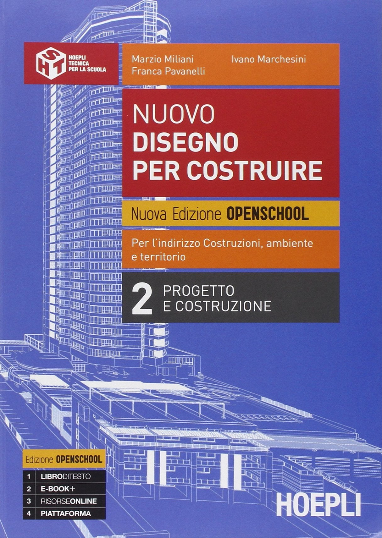 Nuovo disegno per costruire 2. Per gli Ist. tecnici (Hoepli tecnica per la scuola) Professional & Reference Books