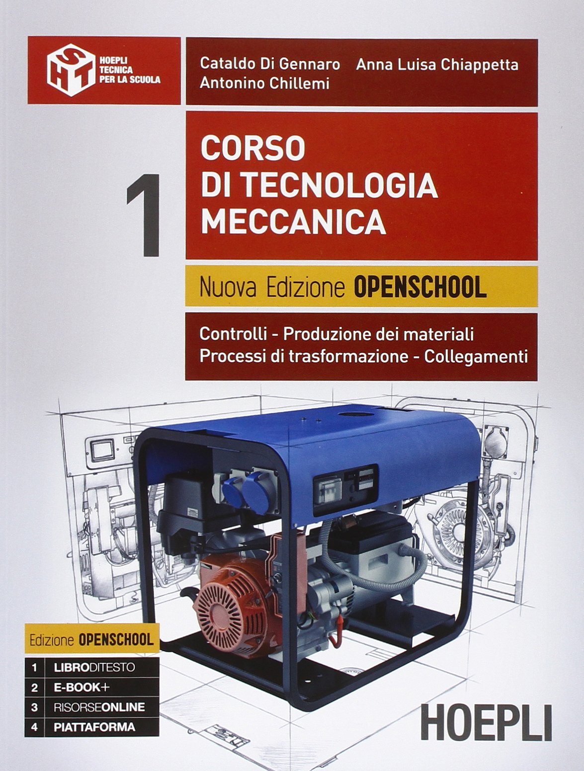 Corso di tecnologia meccanica. Ediz. openschool. Controlli, produzione dei materiali, processi di trasformazione, collegamenti. Per le Scuole superiori (Vol. 1) Professional & Reference Books