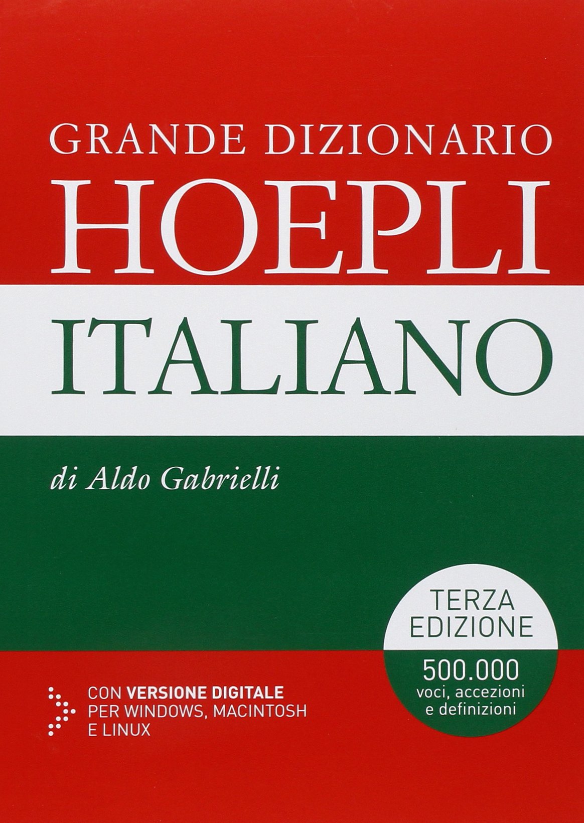 Grande dizionario Hoepli italiano book