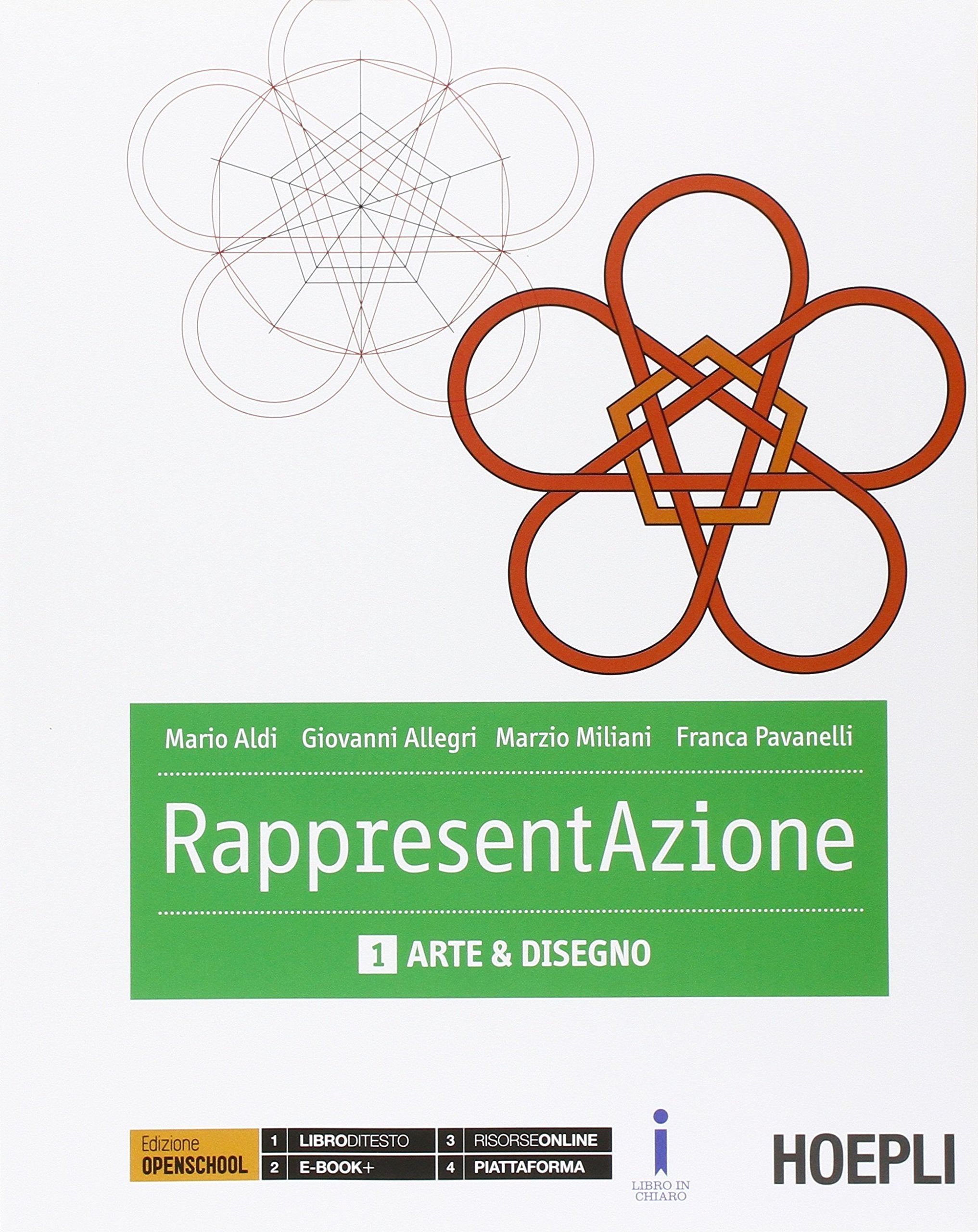 Rappresentazione. Per gli Ist. tecnici per geometri. Con e-book. Con espansione online. Arte e disegno (Vol. 1) Professional & Reference Books
