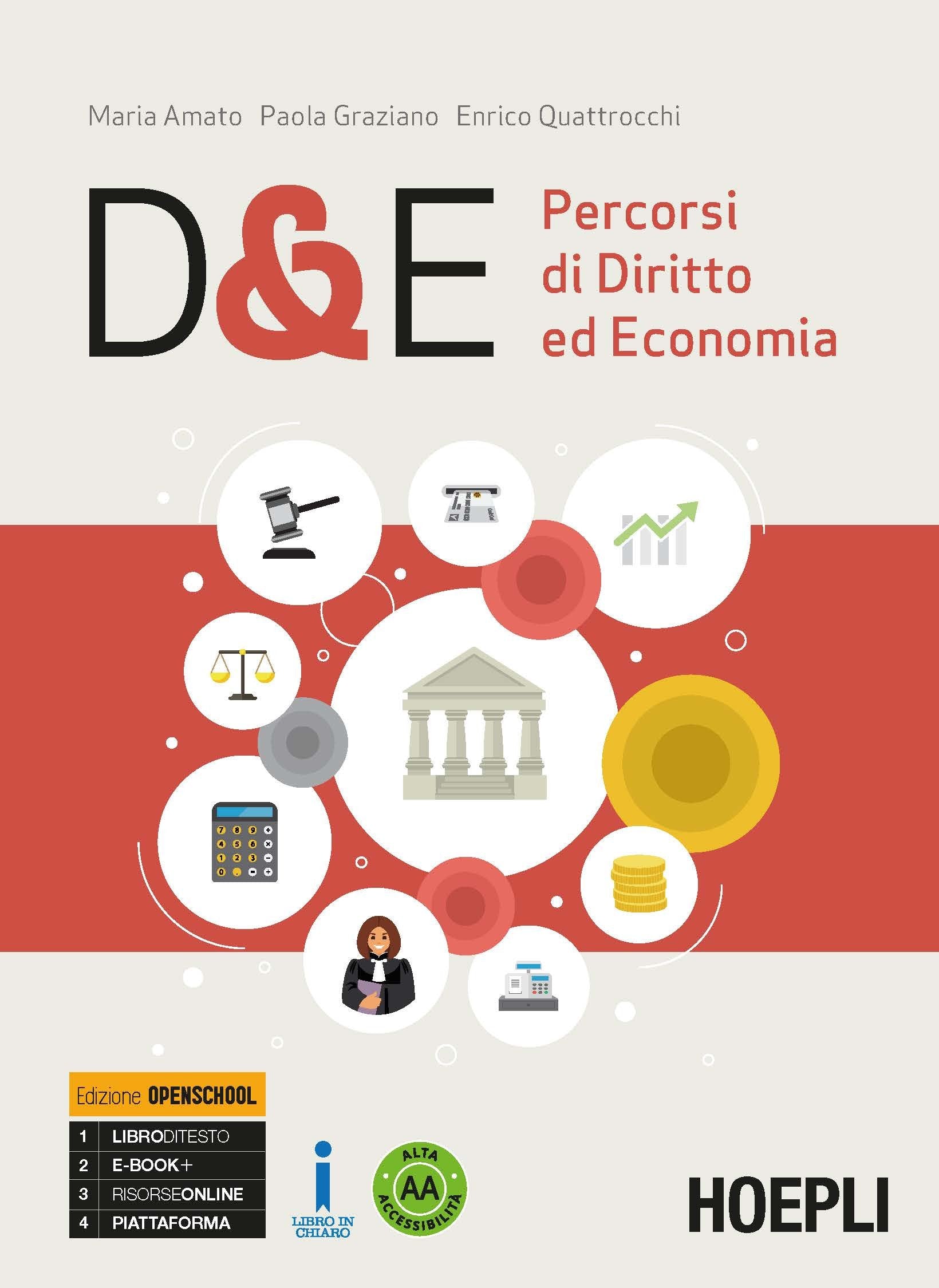 D&E. Percorsi di diritto ed economia. Ediz. Openschool. Per le Scuole superiori. Con ebook. Con espansione online Professional & Reference Books