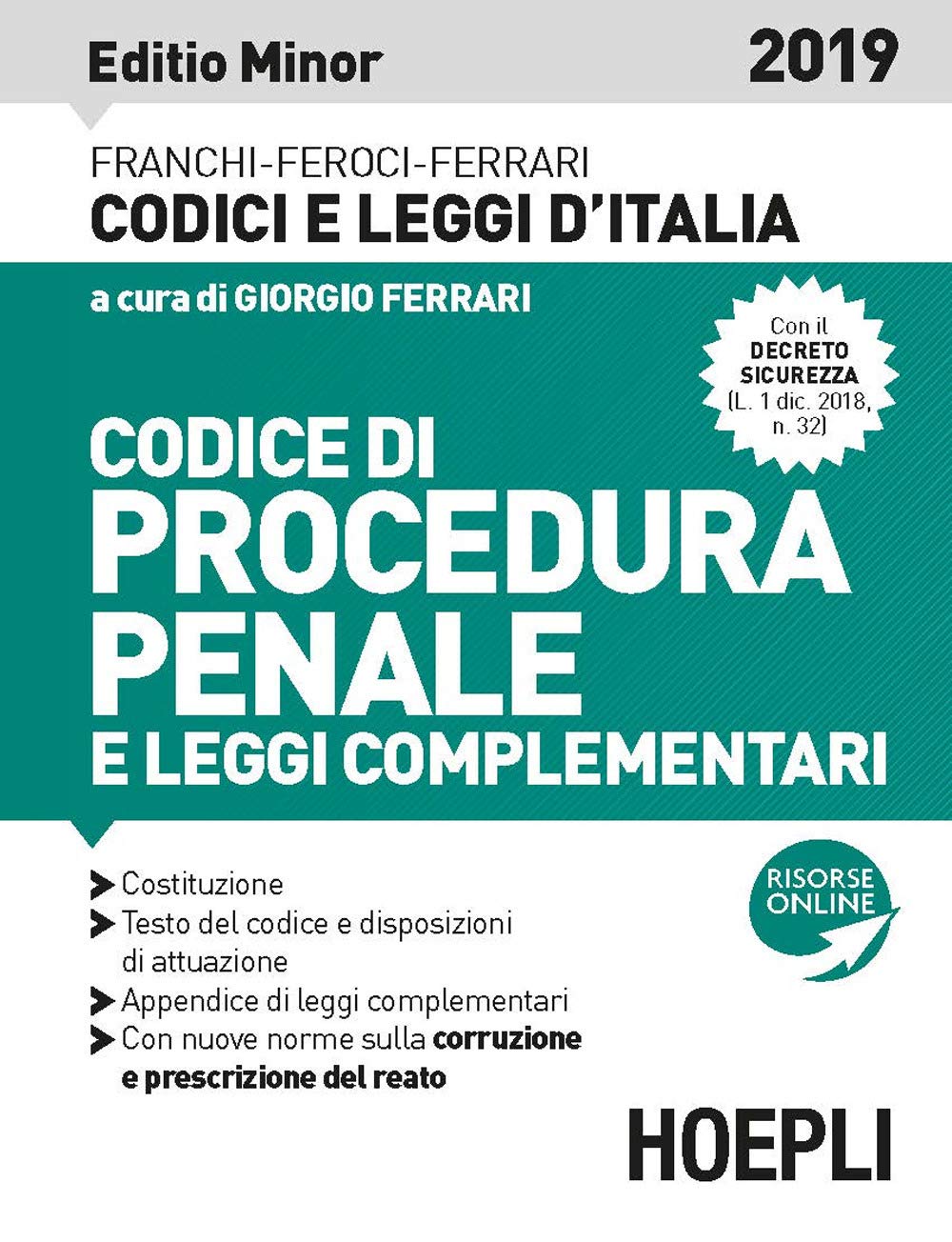 Codice di procedura penale e leggi complementari. Con espansione online (Codici e leggi d'Italia) Law