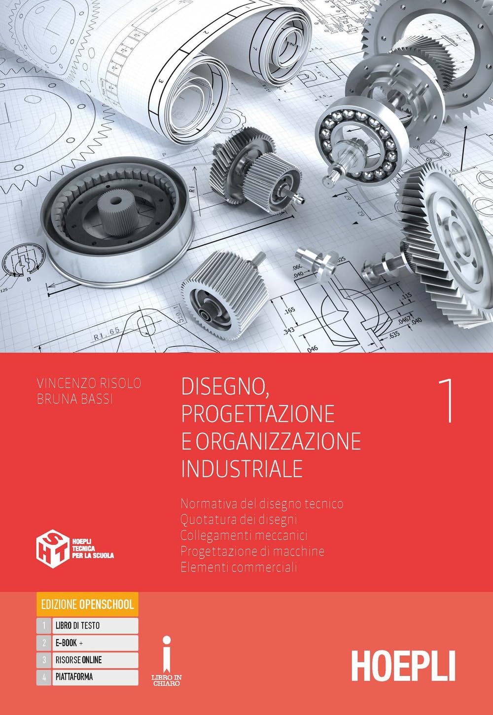 Disegno, progettazione e organizzazione industriale. Per gli Ist. tecnici e professionali. Con e-book. Con espansione online. Normativa del disegno ... dei disegni. Collegamenti mec... (Vol. 1) Study Guides