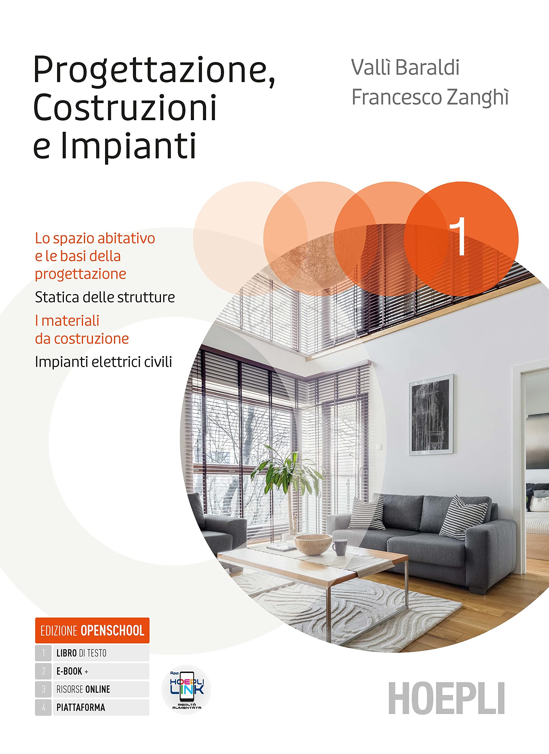 Progettazione, Costruzioni, Impianti. Spazio abitativo e basi della progettazione. Per gli Ist. tecnici e professionali. Con e-book. Con espansione online (Vol. 1) Non-fiction