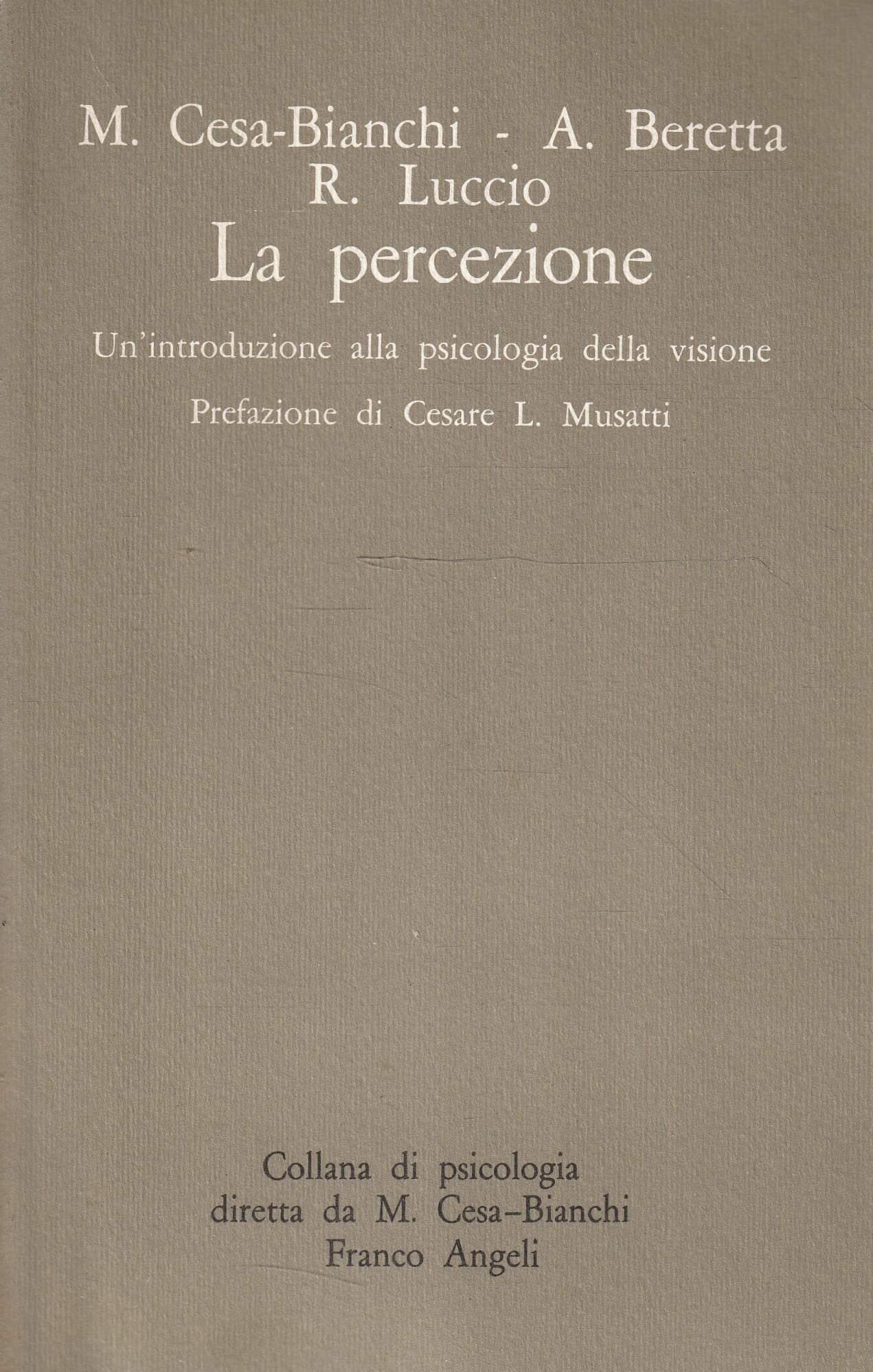 La percezione. Un'introduzione alla psicologia della visione book