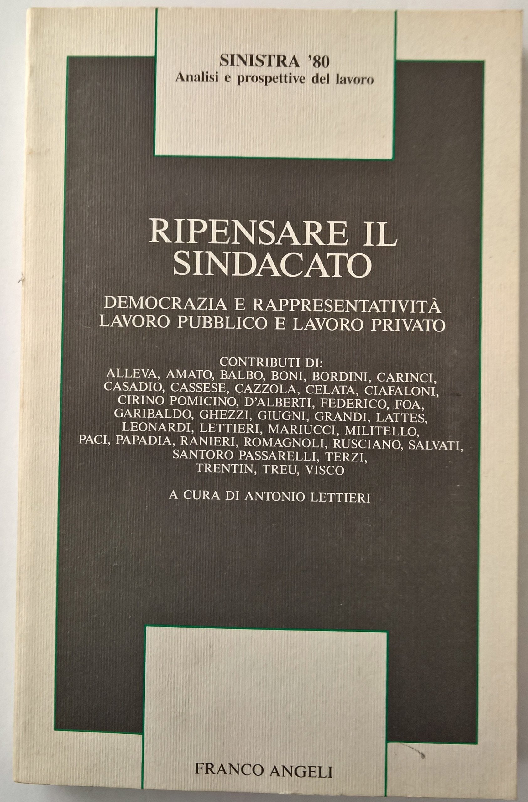 Ripensare il sindacato. Democrazia e rappresentatività, lavoro pubblico e lavoro privato Business, Finance & Career
